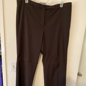 Dark brown dress pants